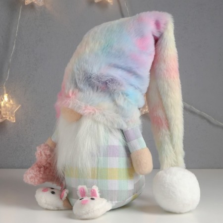 Interior doll "Dwarf in pajamas and slippers, with a toy-bait" 57x13x13 cm-2