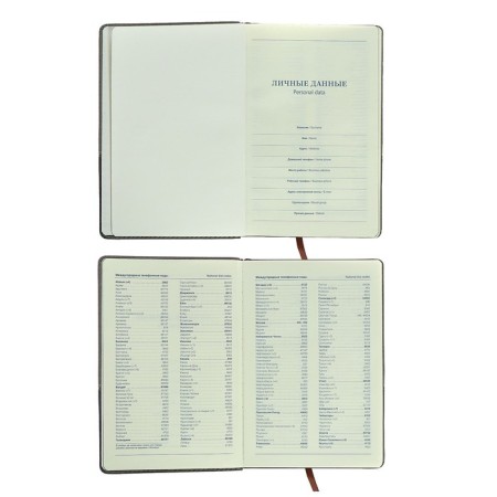 Deliciper of Leduced A5, 140 sheets, tinted cut, cage, PVC cover, mix-5