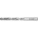 Zubble metal drill, steel p6M5, cylindrical shank, 6.5 x 101 mm, class in