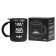 Thermal circle, 450 ml, campaign "My garage - my rules", retains heat 2 hours, black