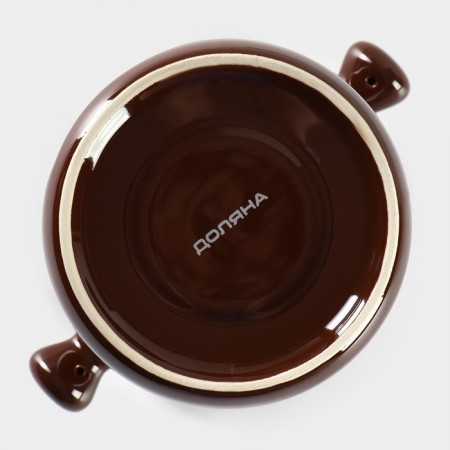 Ceramic set for Fonda Vokoan "Chocolate", 4 skewers, brown color-3