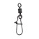 Swerting with a fastener Namazu Pro Rolling Ribbed Swivel, Carbon, size 5. Test-35 kg