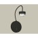 Wall lamp with Ambrella Light, XB9596151, GX53 LED 12 W switch, black sand, silver color