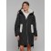 Coat insulated winter female, size 48, black color
