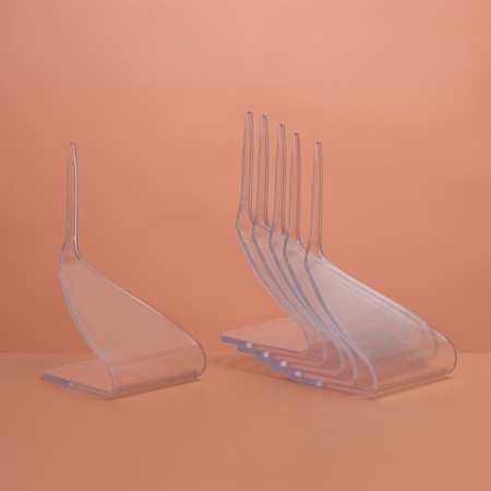 A disposable plastic skewer for Canapes “Peak”, transparent, 15 pcs/unns.-1