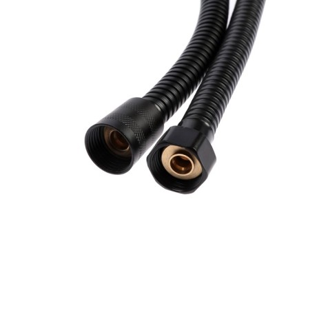 Shower Set Zein Z0106, hose 150 cm, nuts, holder, watering can 5 modes, black-10