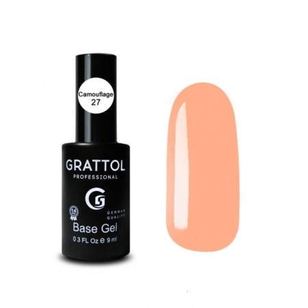 Camouflage base Grattol No. 27, 9 ml