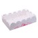 Cookie box, confectionery packaging with PVC lid, “happiness is waiting for you”, 20 x 30 x 8 cm