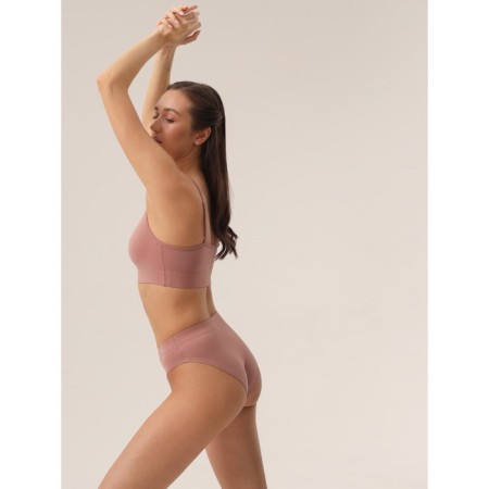 Female top on thin adjustable straps Mirey, size 48, pink color-2