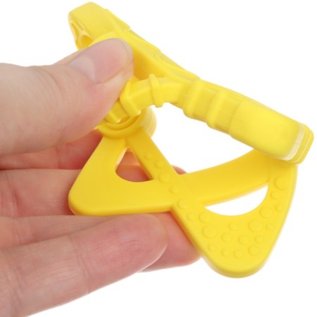 Silicon “Star” torn up, yellow color, TEP, button-3
