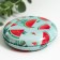 Casket Metal round "Fruits and vegetables" Packing 12 pcs 1.8x7x7 cm