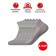 Set of men's socks, size size 25, 6 pairs, color gray color