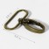 Metal carbine, 45 × 38 mm / 32 × 2.7 mm, 10 pcs, bronze color