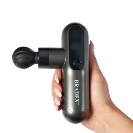Body massager KZ 1425, electric, percussion, 20W, 3 modes, 4 nozzles, from the battery,-1