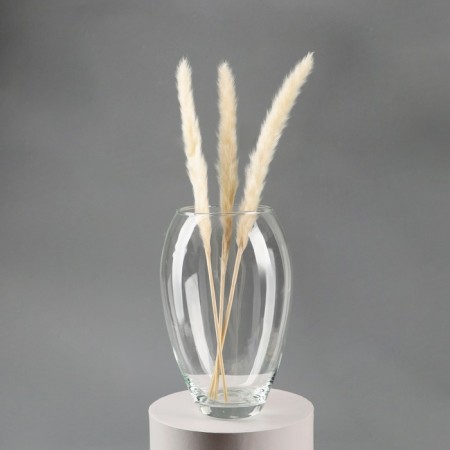 Vase "Claudia" large d = 10cm h = 24x16 cm, 2.8l 2112 transparent-1