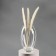 Vase "Claudia" large d = 10cm h = 24x16 cm, 2.8l 2112 transparent