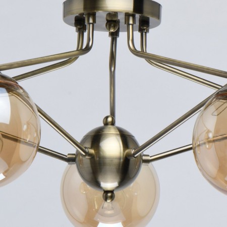 Olivia chandelier, size 63x27x63 cm, 200W 5XE27 IP 20-9