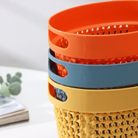 Basket for trifles with handles, plastic, 16.5 × 11 × 12 cm, color mix-5