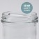 Glass Bank TO-66 mm, 125 ml, packing 12 pcs