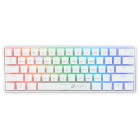 Keadlid K763W Mechanical White USB wireless BT/Radio Multimedia for Gamer Le 106689-2