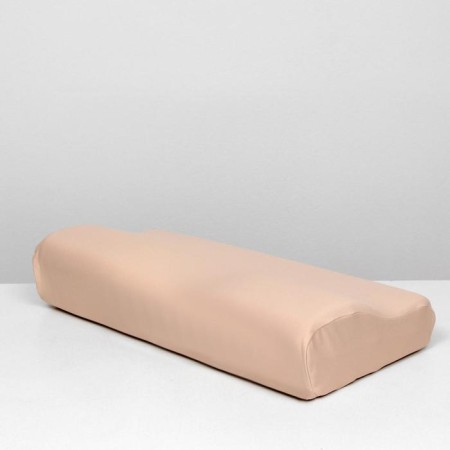 Orthopedic pillow NT PS-03, with a memory effect and a recess under the shoulder, 61.5x34 cm, rollers 13/8 cm-6