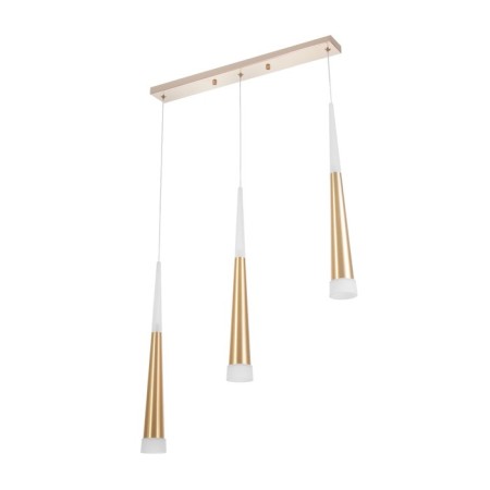 Bayerlux suspension Bayerlux “Amadeus” 3xLED 18W 4000k gold 50x4x30-180cm