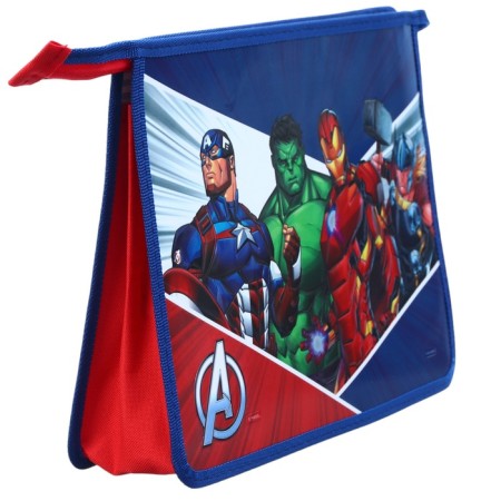A4 labor folder, with a zipper, with a metallic effect, avengers-2