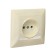 Single Luazon Lighting "Antei", 10 A, hidden, without salary, beige