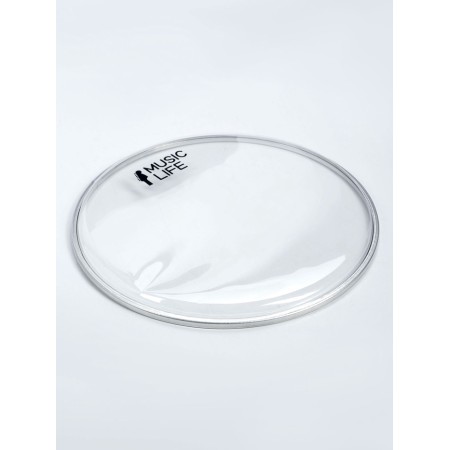 Plastic for the drum of Music Life 10 inches, transparent-2