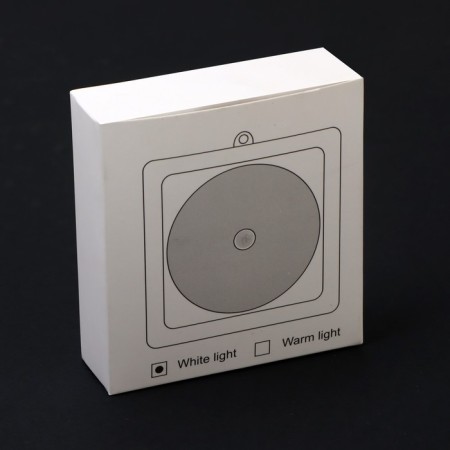 LED lamp with a motion sensor, 6 LED, 2.5 watts, from batteries 3*AAA, 6500k, white-6