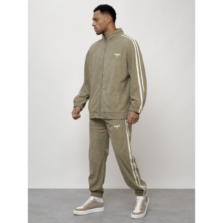 Men's tracksuit, size 56, khaki color-1