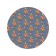 Pareo and beach rug "Spring flowers", d = 150 cm