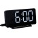 Sakura SA-8519, electronic, alarm clock, radio, 1xCR2032, black