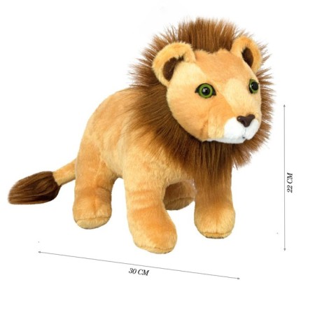 Soft toy All ABOUT NATURA "Animal World", "Leo", 30cm-2