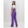Ski pants female, size 50, purple color