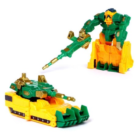 The set of robots "Military equipment", transforms, 3 gather in 1 robot-6