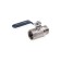 Ballic Aqualink, PN 50 tap, internal/outer thread 1 1/2 ", handle, nickel.