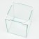Aquarium "Cube", cover glass, 31 liter, 30 x 30 x 35 cm, white corners