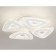 LED ceiling LED with Ambrella Light, Original, FA4019, 4XLED, 82 W, 6150LUM, 3000-6400K, white color.