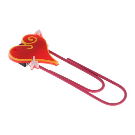 The bookmark is large, 11 cm, "heart", mix-1