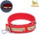The collar is a four-layer reflective with a swivel 71 x 5 cm, Osh 55-65 cm, red