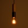 Lamp "Bombat" E27 40W black 4x4x18cm