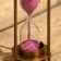Sanding clock with compass 14x5.5 cm, brass