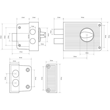 Castle of the Plug "Standard" Russia ZN1-3C, black-1