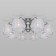 Smart ceiling lamp Fabiola, 40W, E14, 90x90x29.7 cm