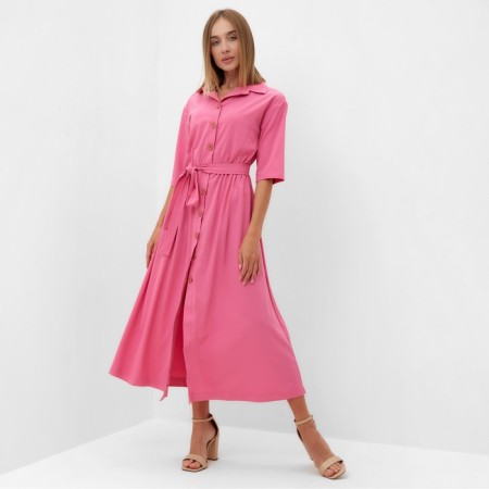 Women's dress minku: enjoy color bright pink, river 48