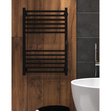 Electric Implementer Indigo Attic, 800x500 mm, timer, hidden installation, black-2
