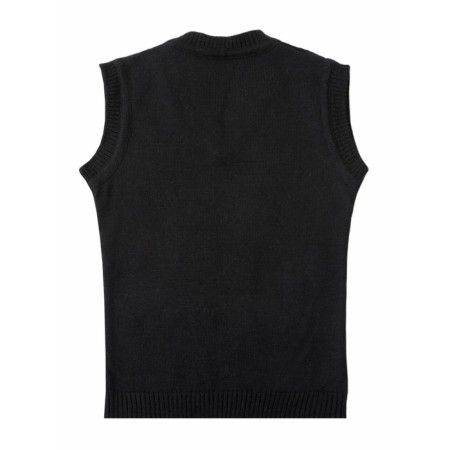 Knitted vest for the boy Amarobaby Pure Love School, height 128 cm, color black-8