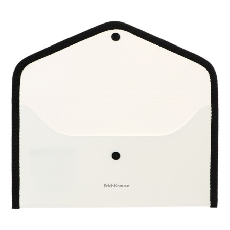Folder-convert on a 260 x 140mm button (Travel), 550 μm, Erichkrause "Diamond Total White", sheathed, embossing, opaque, white-1