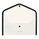 Folder-convert on a 260 x 140mm button (Travel), 550 μm, Erichkrause "Diamond Total White", sheathed, embossing, opaque, white